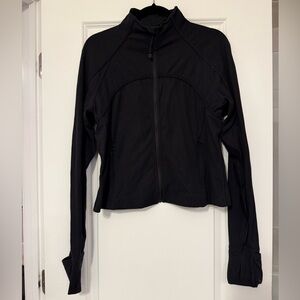 Black, Lululemon Nulu Ribbed cropped jacket